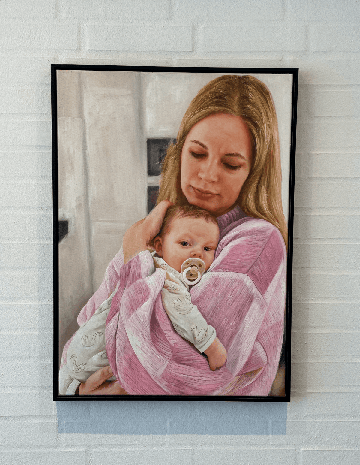 Das perfekte Geschenk zur Geburt: Ein zeitloses Gemälde Ihres neugeborenen Kindes - Fotoalsgemälde.ch