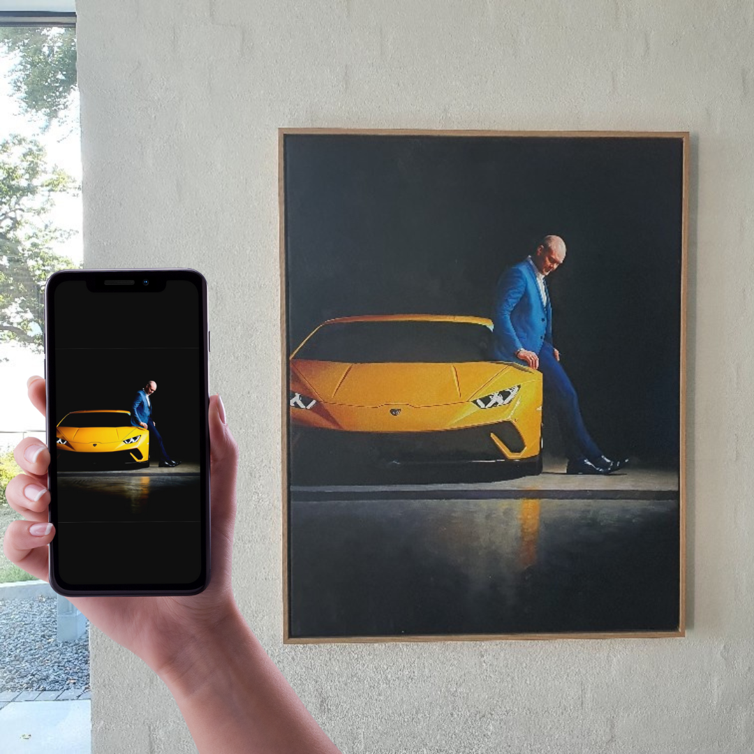 Gemälde nach Bild - Foto in ein handgemaltes Kunstwerk verwandelt