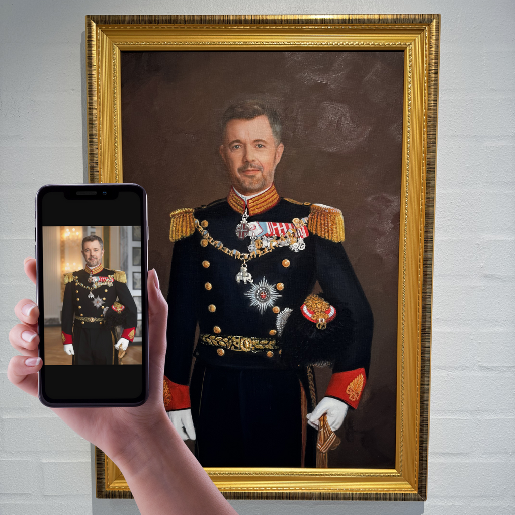 Porträtgemälde nach Foto - handgemaltes Porträt von Fotoalsgemälde.ch