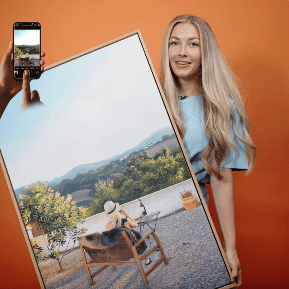 Handgemaltes Gemälde nach Foto - Fotoalsgemälde.ch